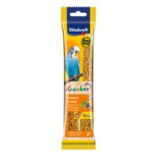 Snack para periquitos Vitakraft barrita de miel y sésamo 2x30gr