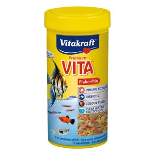Alimento para peces Vitakraft tropicales vita flake mix 250ml