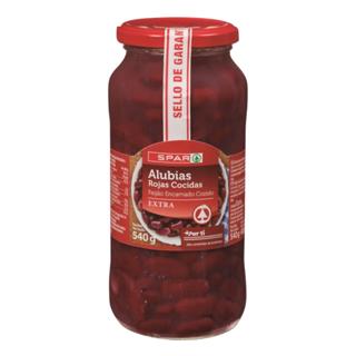 Alubia Spar roja cocida extra 540gr