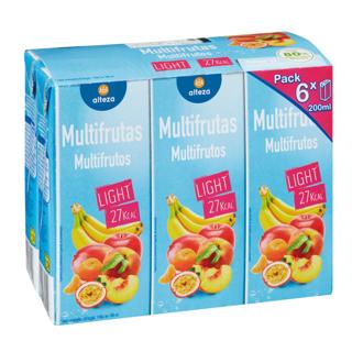 Zumo Alteza multifrutas light 6X200ml