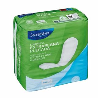 Compresa Secretisima extraplana plegada 20UD
