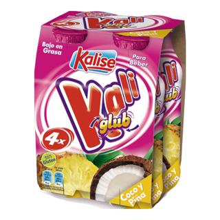 Kaliglub Kalise bebible sabor piña coco 4x165ml
