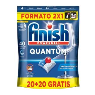Lavavajillas Finish powerball quantum 20+20 cápsulas