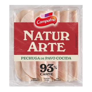 Pechuga Naturarte de pavo cocida lonchas 105gr
