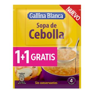 Sopa Gallina blanca cebolla 1+1 48gr