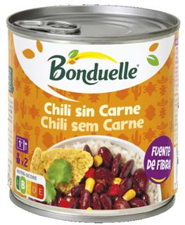 Chili Bonduelle sin carne 400gr