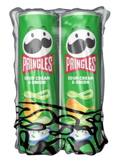 Papas Pringles sour cream & onion 2x165gr