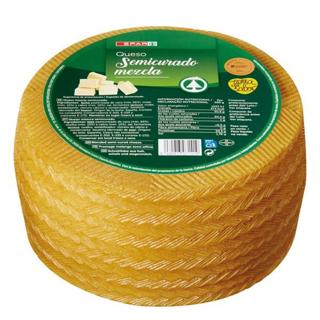 Queso Spar semicurado mezcla €/kg