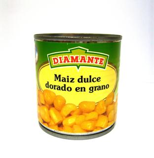 Maíz Diamante dulce dorado en grano lata 150gr