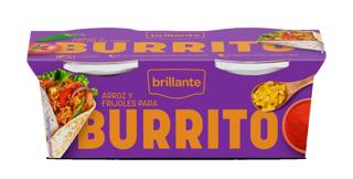 Arroz y frijoles Brillante para burrito vasito 2x125gr