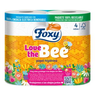 Papel higiénico Foxy love the bee 3 capas 4ud