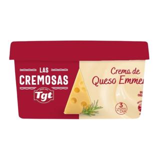 Crema Tgt de queso emmental tarrina 125gr
