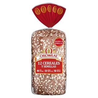 Pan de Molde Oroweat 12 cereales y semillas 550gr