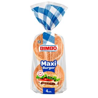 Pan de hamburguesa Bimbo maxi-burguer 4ud 300gr