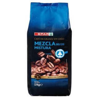 Café Spar en grano mezcla 80/20 1kg