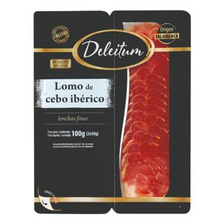 Lomo Deleitum de cebo ibérico loncha fina 2x50gr