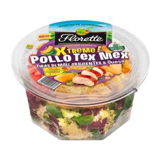 Ensalada Florette xtreme de pollo tex mex barqueta 220gr