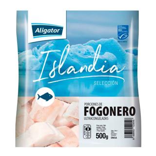 Fogonero Aligator sin piel porciones bolsa 500gr