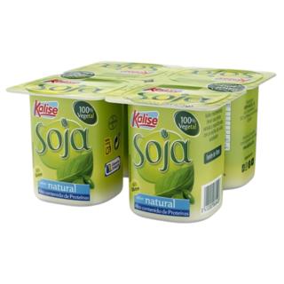 Kalise vegetal de soja sabor natural 4x125gr