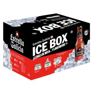 Cerveza Estrella Galicia ice box botella 20x20cl
