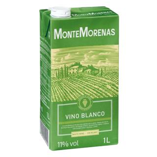 Vino Montemorenas blanco mesa 11% brik 1L