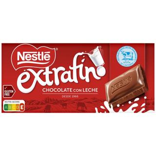 Chocolate Nestle extrafino con leche tableta 125gr