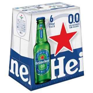 Cerveza  Heineken 0,0 6 botellas x 25cl