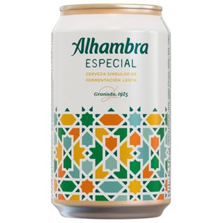 Cerveza Alhambra Especial rubia lata 33cl