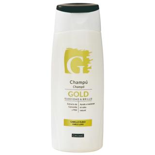 Champú Crowe gold cabello rubio 400ml