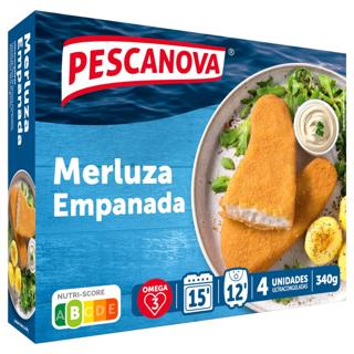 Filetes de Merluza Pescanova empanada 340gr