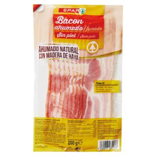 Bacon Spar ahumado sin piel lonchas 200gr