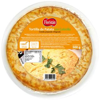 Tortilla Floristan papas sin cebolla 500gr