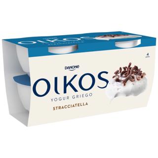 Yogur Oikos griego stracciatella 4x110gr
