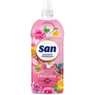 Suavizante San líquido concentrado disfrutar 1,3L 59 lavados