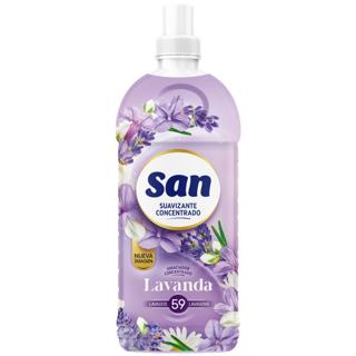 Suavizante San líquido concentrado lavanda 1,3L 59 lavados