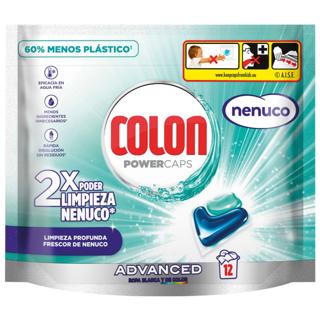 Detergente Colon cápsulas nenuco advanced 12 lavados