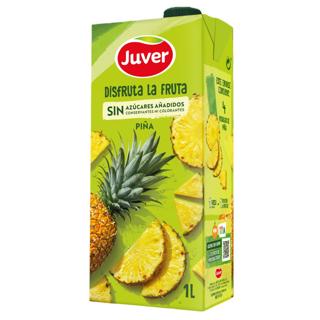 Néctar Juver Disfruta de piña sin azúcar añadido brik 1L