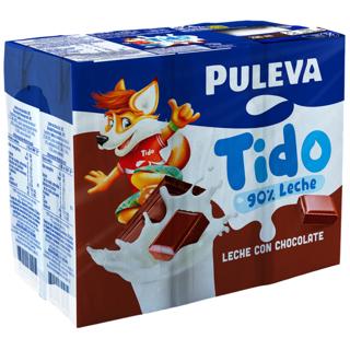 Batido Puleva tido de chocolate brick 6x200ml