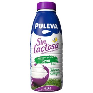Leche Puleva semidesnatada sin lactosa mañanas ligeras brik 1L