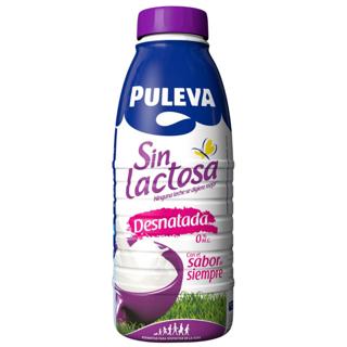 Leche Puleva desnatada sin lactosa mañanas ligeras brik 1L
