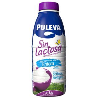 Leche Puleva entera sin lactosa mañanas ligeras brik 1L