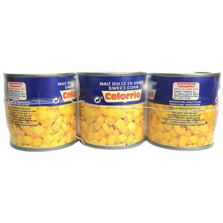 Maíz Celorrio dulce pack 3x150gr