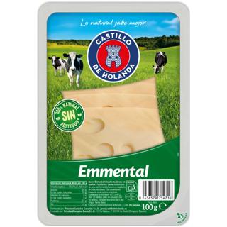 Queso Castillo de Holanda emmental lonchas 100gr