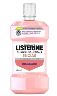 Enjuague Listerine bucal encía sabor menta suave 500ml