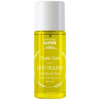 Bruma Parfums Saphir cabello y cuerpo tropic gold dourado 100ml