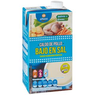 Caldo Alteza de pollo bajo en sal brik 1L