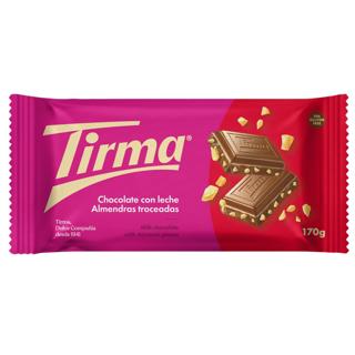 Chocolate Tirma con leche y almendras troceadas tableta 170gr