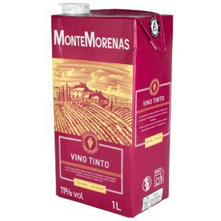 Vino Montemorenas tinto mesa 11% brik 1L