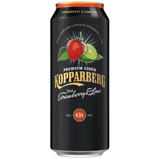 Sidra Kopparberg premium Strawberry and Lime lata 50cl