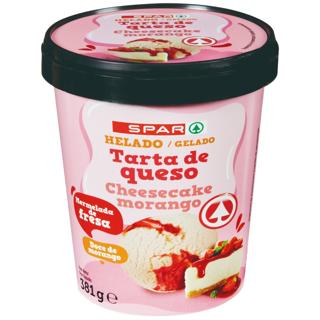 Helado Spar tarta queso tarrina 500ml